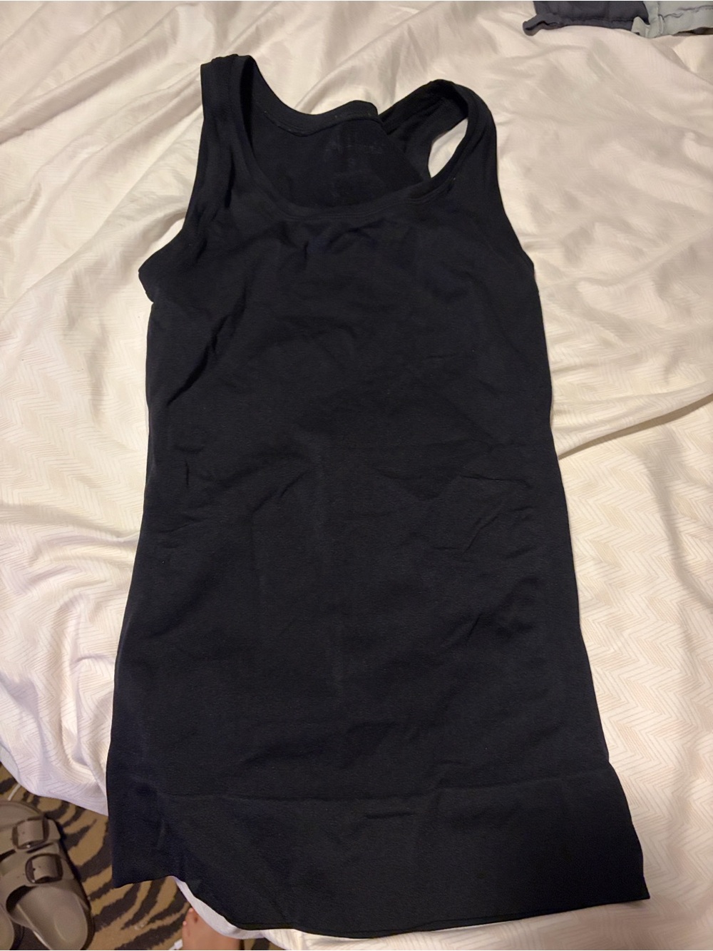 8 of Hearts Black Tank Top Shapewear - Small